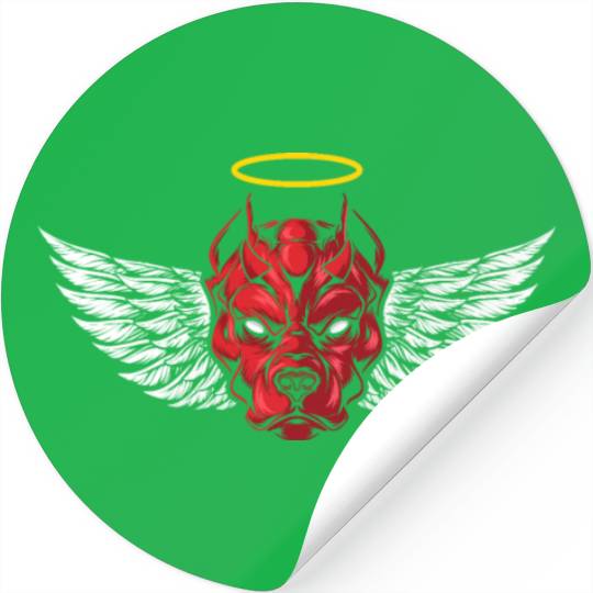 Devil Cane Corso Dog Stickers