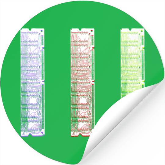 RAM cards clear Stickers