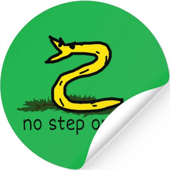 No Step On Snek Stickers