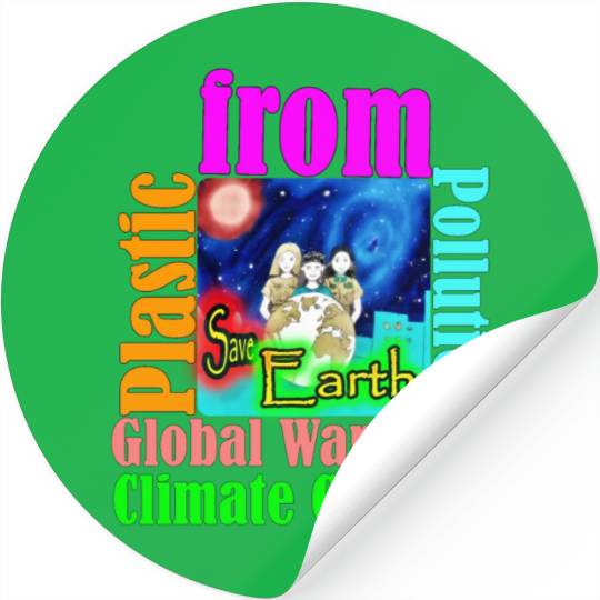 Save Earth Stickers