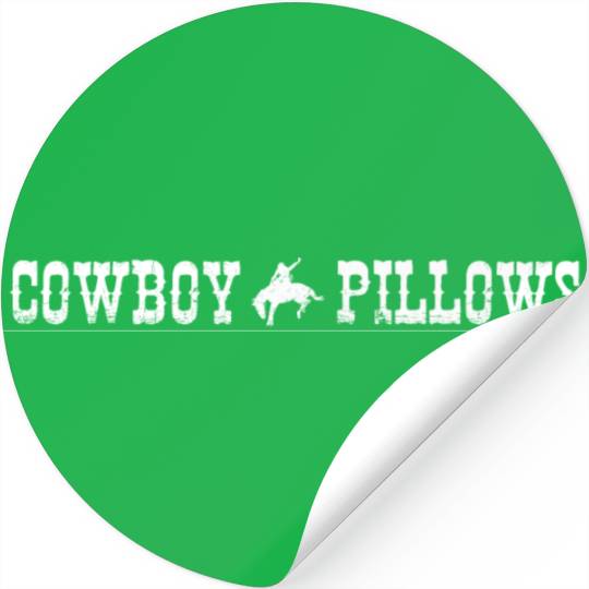 Cowboy Pillows Southern Girl Texas Lady Funny Stickers