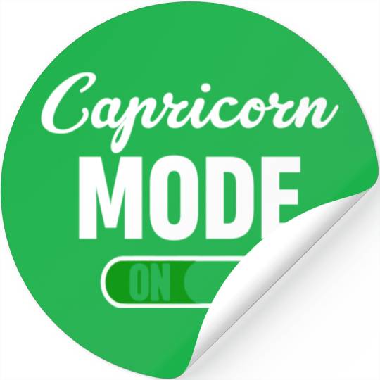Capricorn Mode On Funny Horoscopes Astrophysics Stickers