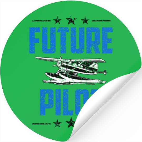 Future Pilot Aircraft Small Airplane Private Stickers