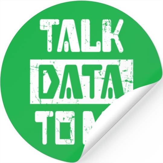 Talk Data To Me Programmer Software Stickers