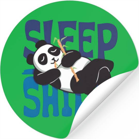 Sleep Panda Stickers