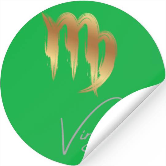 Virgo zodiac sign Stickers