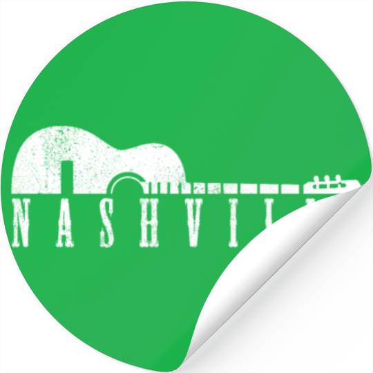 Nashville Tennessee Country Music City Stickers