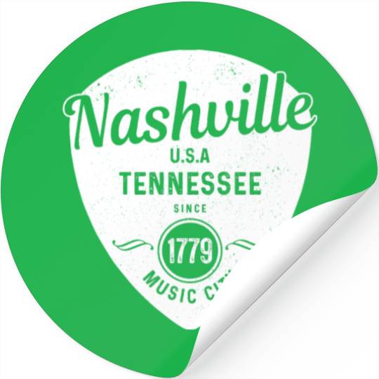 Nashville Tennessee Country Music City Stickers