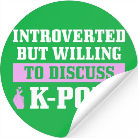 K-Pop Fan Gift Korean Pop Music Stickers