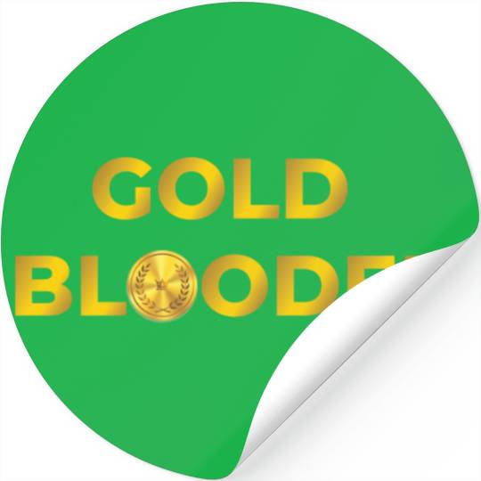 Gold blooded Stickers