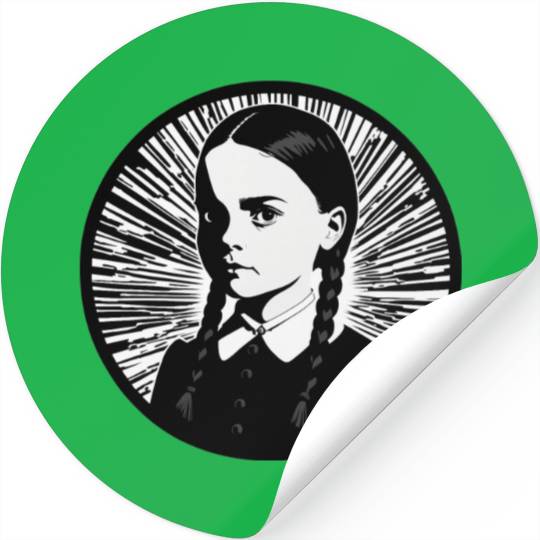 Wednesday Addams Stickers