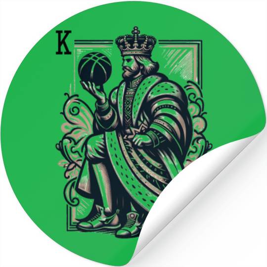 King of basketball Stickers