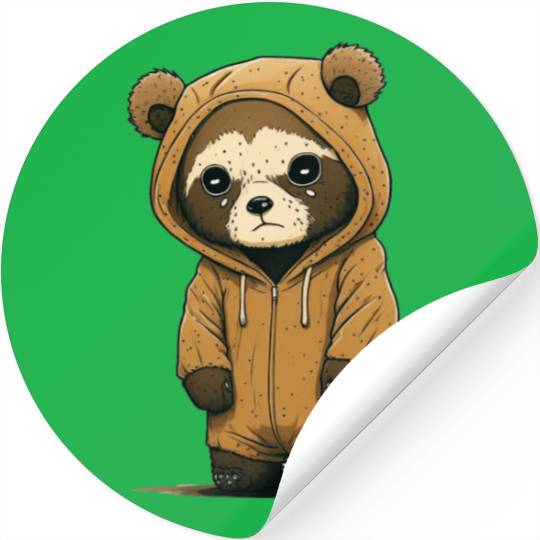 Teddy Bear Disguise Stickers