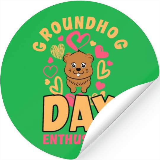 Groundhog Day 2024 Enthusiast February 2nd Stickers