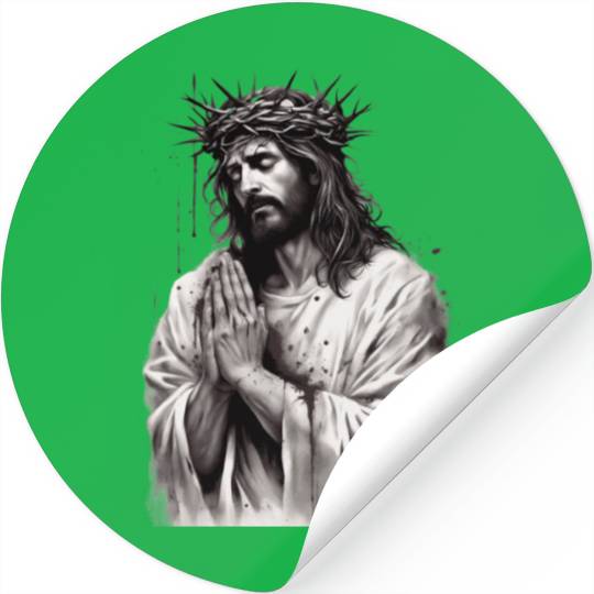 Jesus Is King Stickers