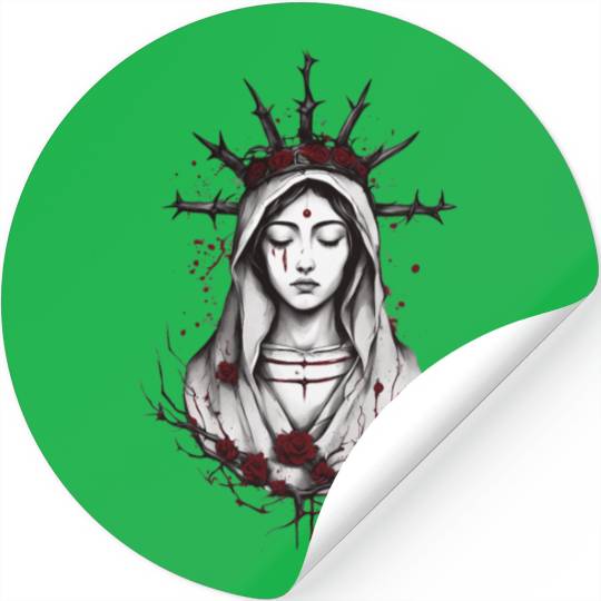 Mary The Blessed Virgin Stickers