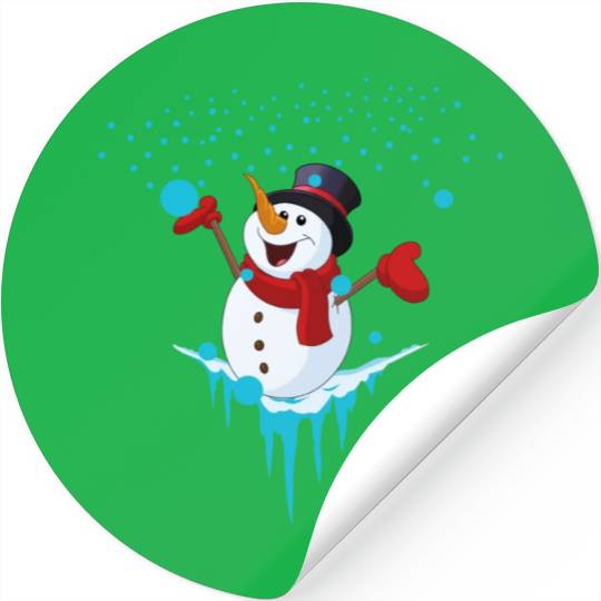 Snowman Stickers