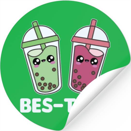 Best-Teas - Bubble Tea Kawaii Boba Tea Love Stickers