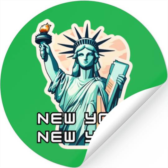 New York - Statue of Liberty Stickers