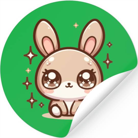 Rabbit Bubble Tea Kawaii Stickers