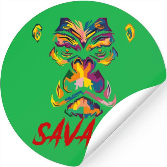Savage Gorilla Stickers