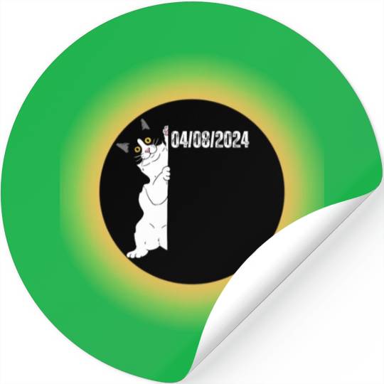 Solar Eclipse 2024 Total Sun Eclipse Stickers