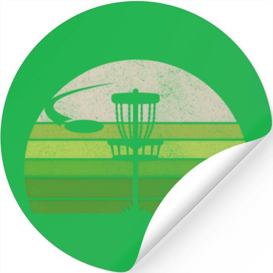 Ultimate Frisbee Disc Golf Stickers