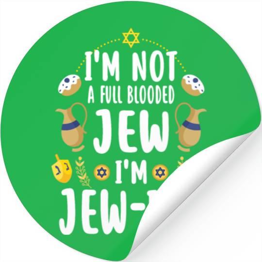 Hanukkah Pun This Is How We Jew It Stickers
