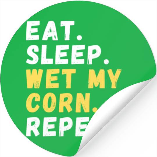 Maize Grower Home Gardening Cornfield Stickers
