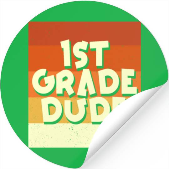 Kindergarten Teacher Funny Student 1st Graduation Stickers