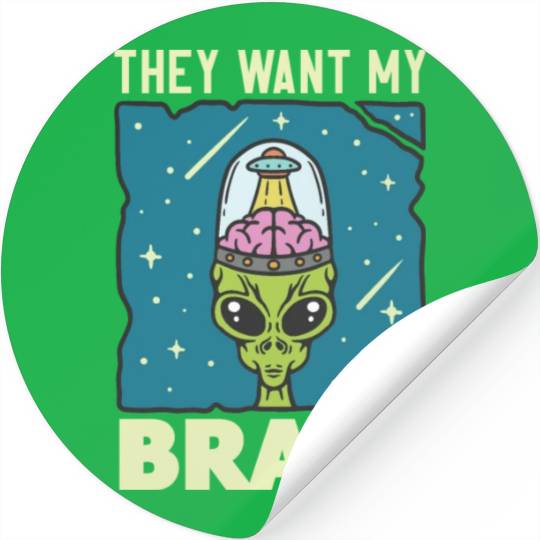 Alien, Aliens, UFO, UAP, Space Unknown Flight Stickers