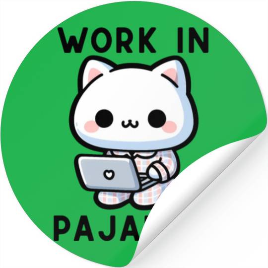 Work in Pajamas: Cozy Productivity Stickers