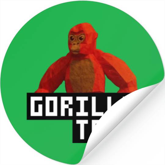 Gorilla Tag Red Monkey Stickers