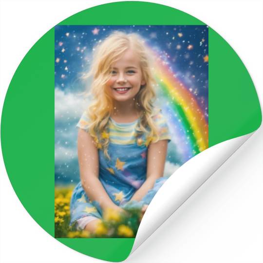Celestial Rainbow Harmon Stickers