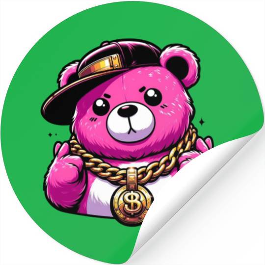 Hip-Hop Honeys: Bling Bear Edition Stickers