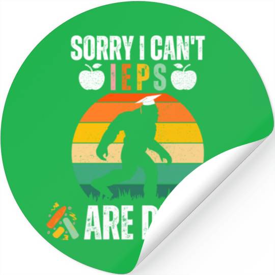 Humorous Sasquatch Graduation Design Stickers