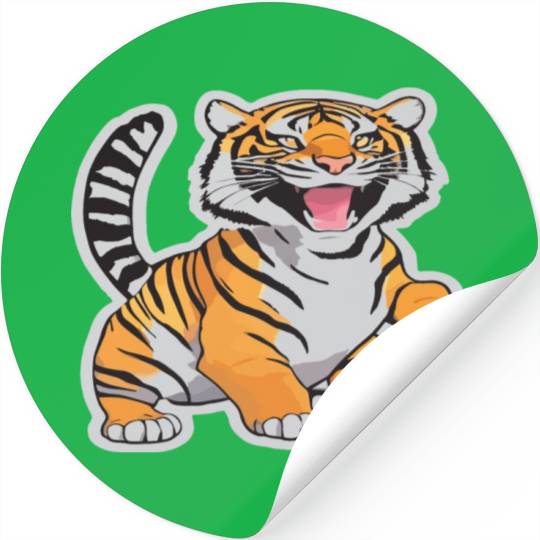 tiger design 1 Stickers