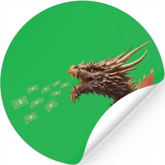 Money Dragon Stickers