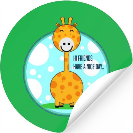 The Fat Giraffe Stickers