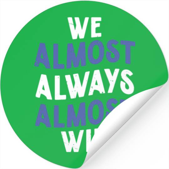 We almost Always Almost Win Sunday Detroit MI Foot Stickers