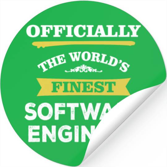 The World's Finest Software Engineer Stickers