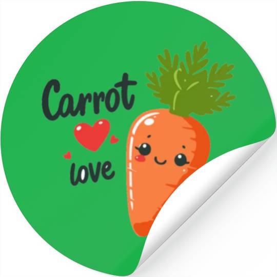Carrot Love Stickers
