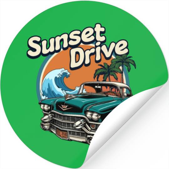 Sunset Drive Escape Stickers