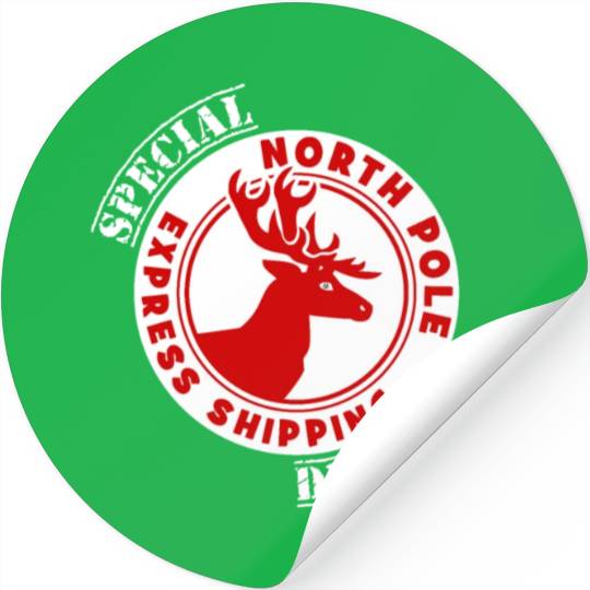 NORTH POLE SPECIAL DELIVERY Stickers