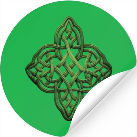 St Patricks Day Celtic Knot Irish Scottish Symbol Stickers