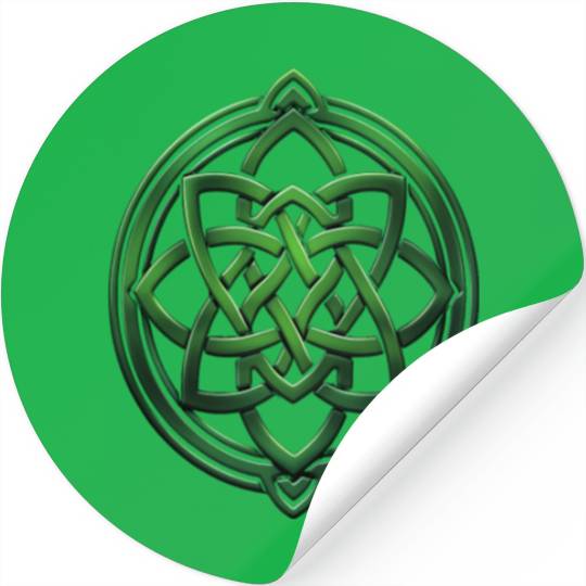 St Patricks Day Celtic Knot Irish Scottish Symbol Stickers