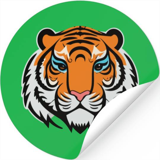 cute tiger design Stickers