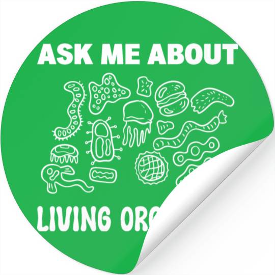 Living Organism Biology Student Gift Stickers