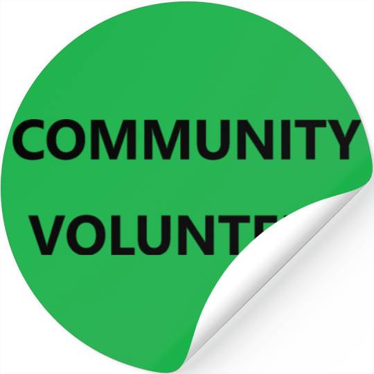 Community Volunteer Event Staff Group Organization Stickers
