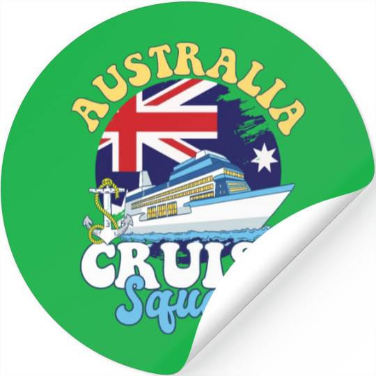 Australia Cruise Squad Family Vacation Trip Stickers